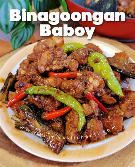 binubong ng baboy in english|Binagoongan Baboy (Pork Binagoongan) .